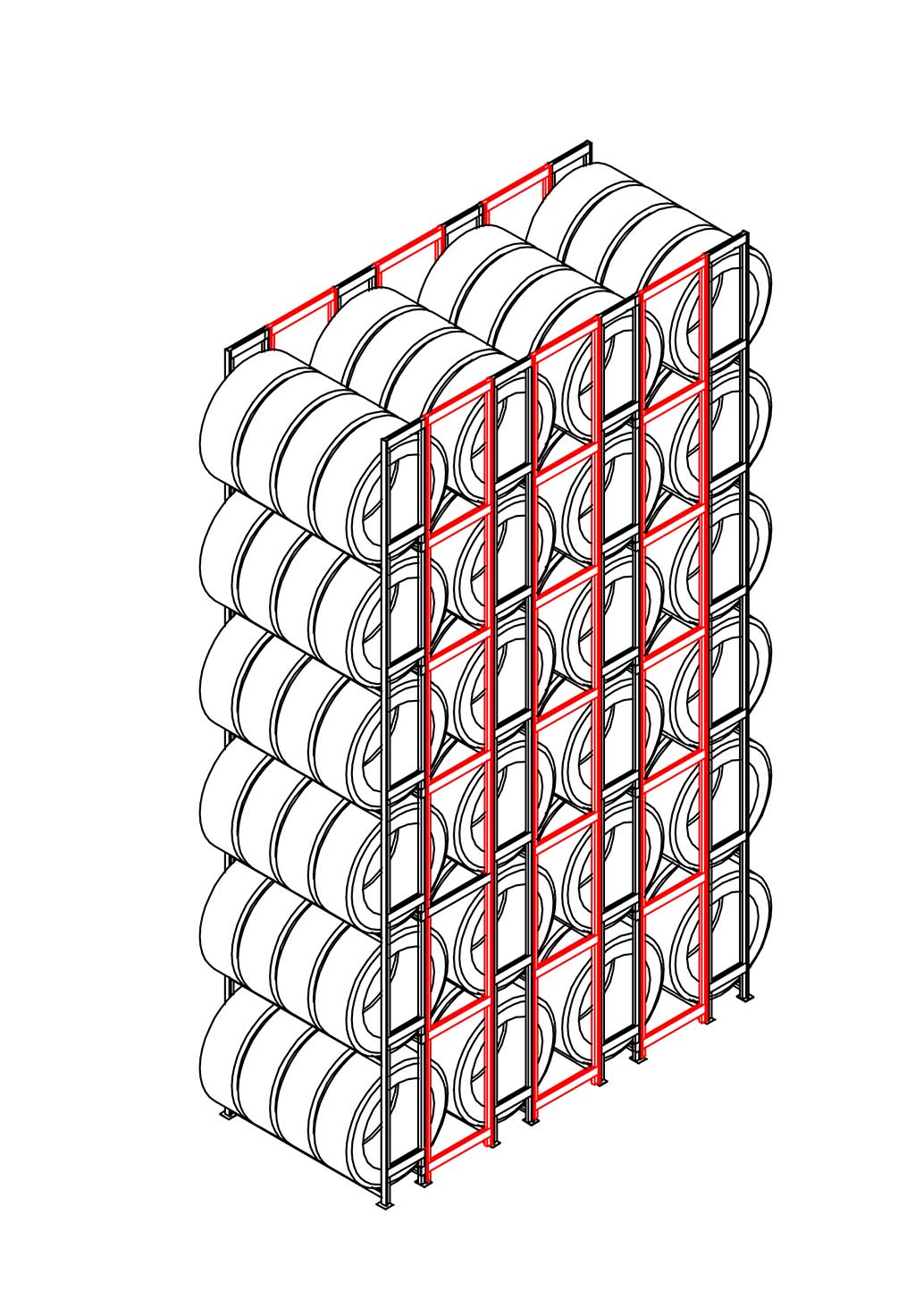 Block-Set Bulli 6 Ebenen Grundfeld