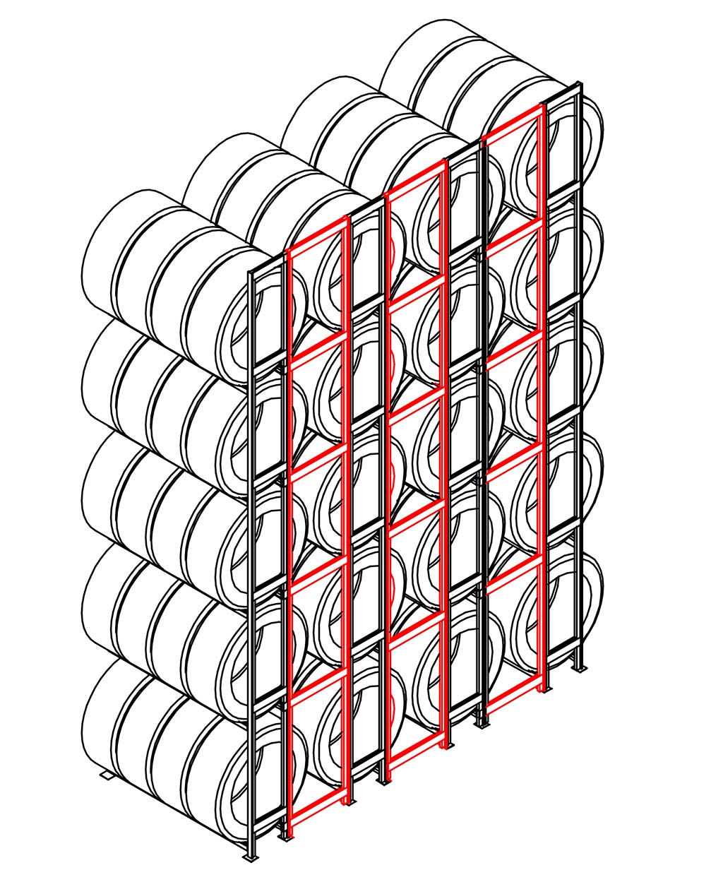 Block-Set Bulli 5 Ebenen Anbaufeld