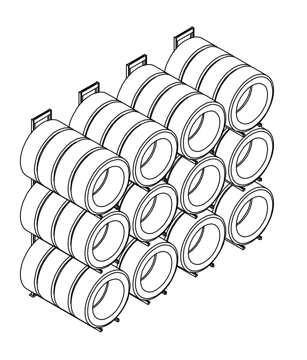 Block-Set Bulli 3 Ebenen Anbaufeld