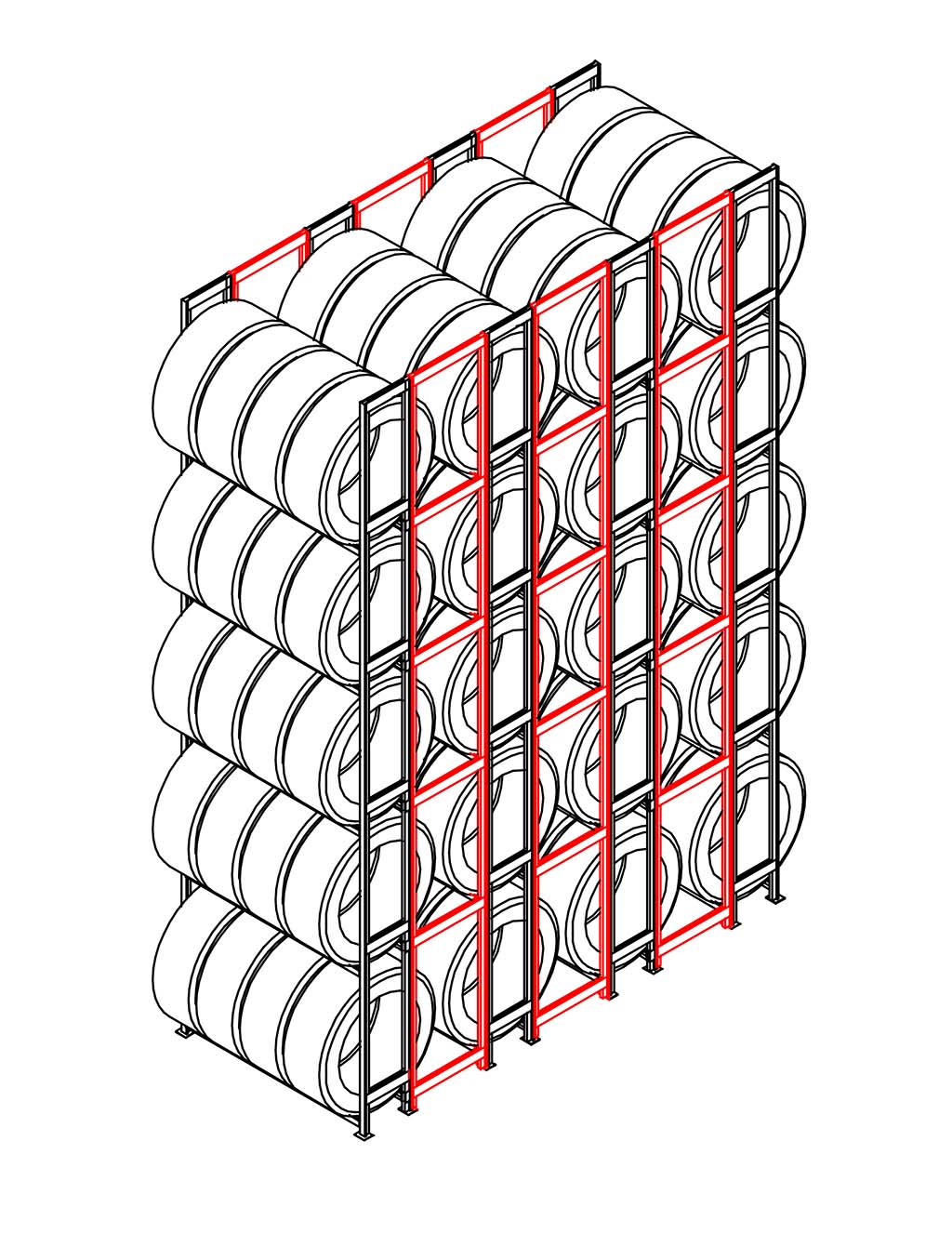 Block-Set Bulli 5 Ebenen Grundfeld