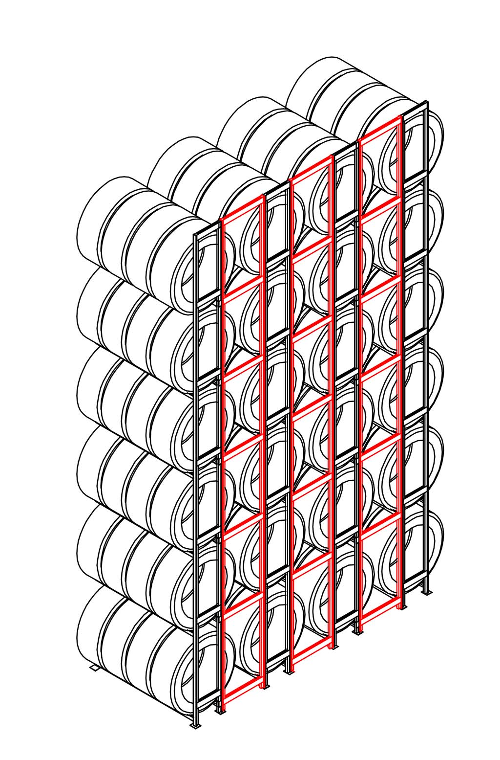 Block-Set Bulli 6 Ebenen Anbaufeld